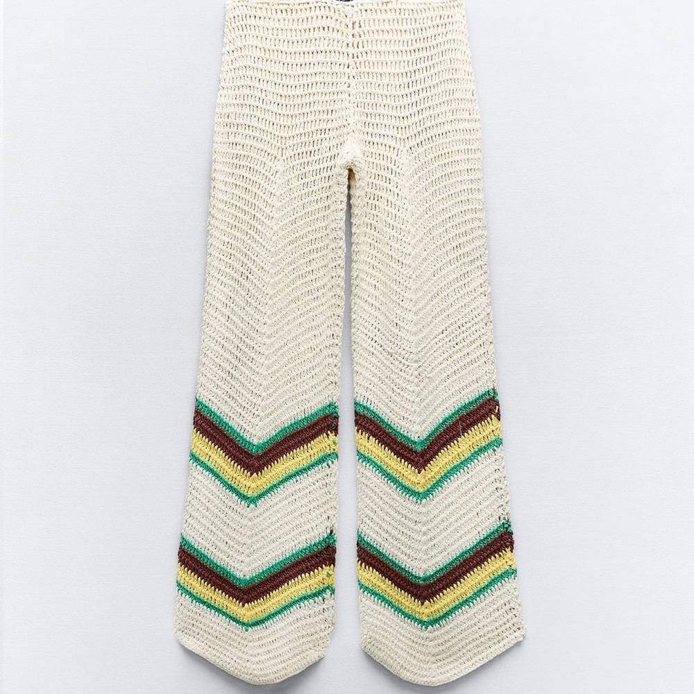 NEW!!!! ๐ | Zara | 100% cotton Crochet Pants - Picture 2 of 10